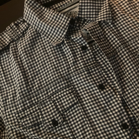 ⚡️ Short sleeve checkered Rag Dynasty mens button up - Picture 3 of 5